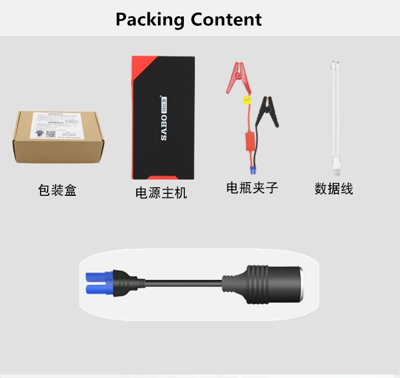 

High power 12V,5V, Li-polymer LIPO 10800mah USB chargeable Battery for 5.0L gasoline engines emergency power supply