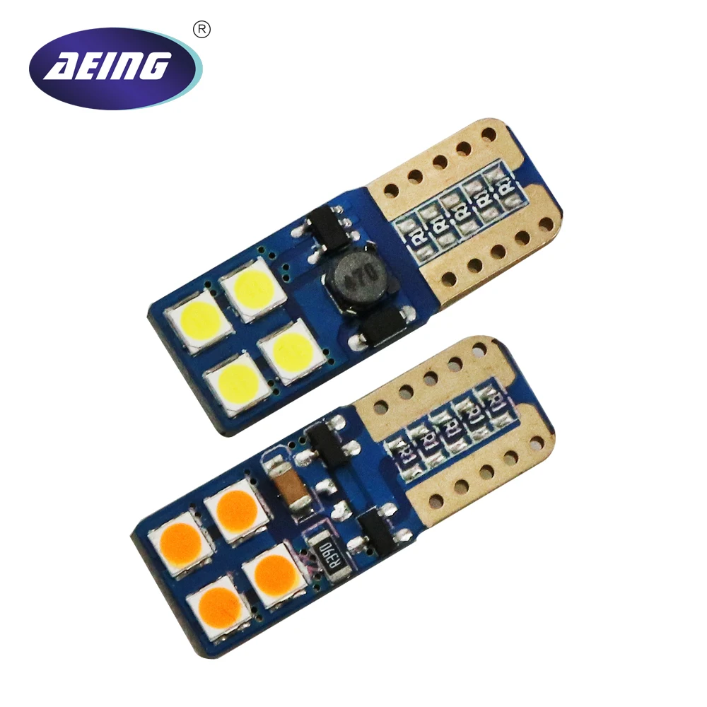 

AEING 1 шт. подсветка T10 Светодиодная лампа W5W 194 8SMD 7 видов цветов Canbus без ошибок Универсальная автомобильная внутренняя лампа/Автомобильная си...