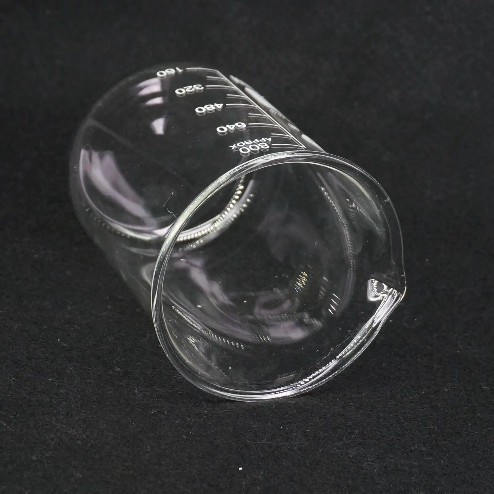 Низкоформенный стаканчик 800 мл из борсиликатного стекла для сухой лаборатории