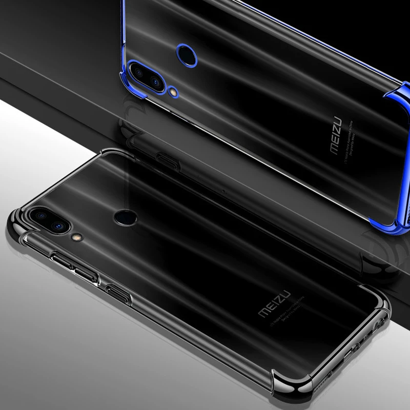for Meizu Note 9 Case Clear Slim Anti Scratch TPU Phone Cover Reinforced Corners Shockproof Protective |
