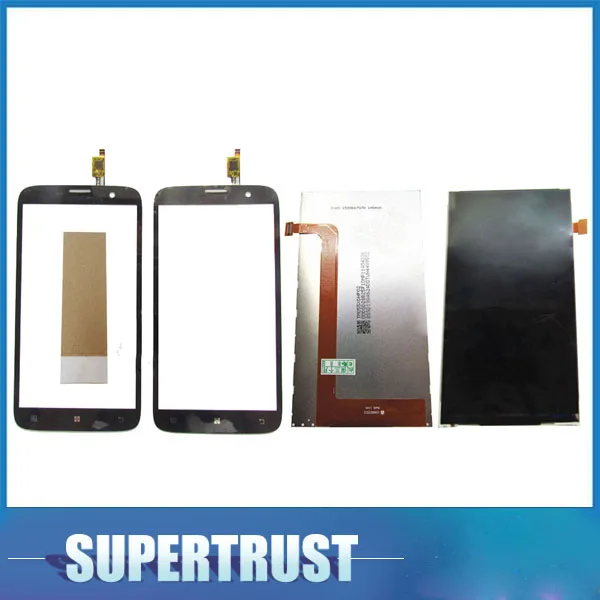 Отдельный ЖК дисплей 5 дюйма для Lenovo A850 и сменный сенсорный экран черного белого