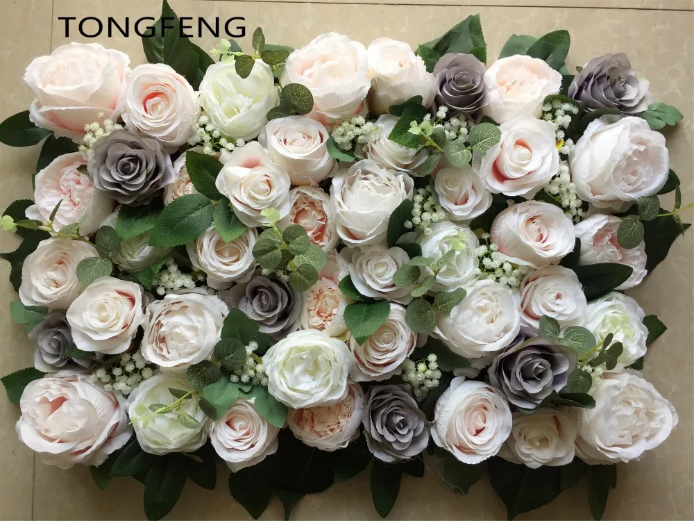TONGFENG 8 шт./лот Mixcolor свадебный 3D цветок настенный бегунок Свадебная искусственная
