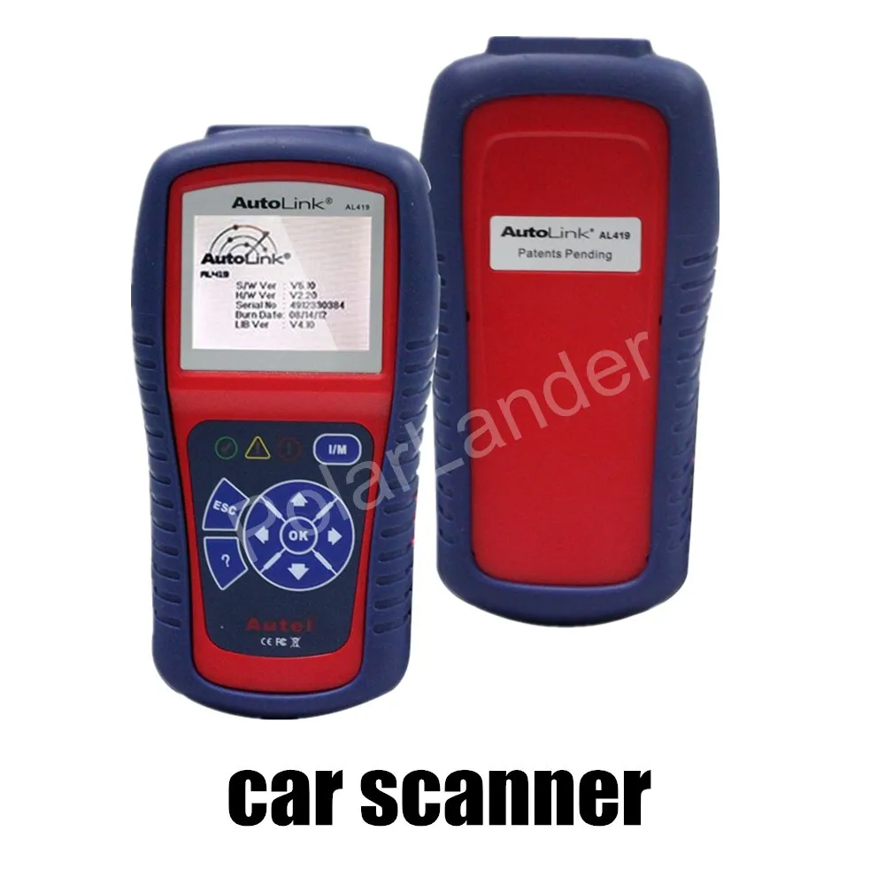 Autel AutoLink AL419 OBD II бесплатная доставка считыватель кодов диагностический