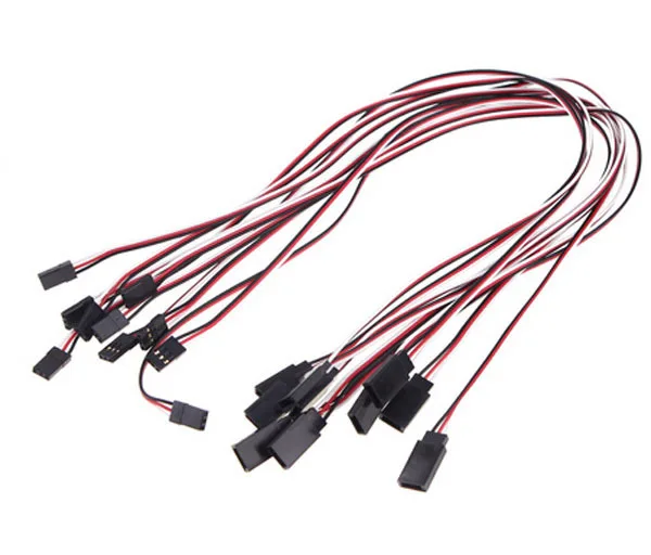 Универсальный rc части 30 см 50 servo удлинитель провода кабель для futaba jr servo|rc part|servo