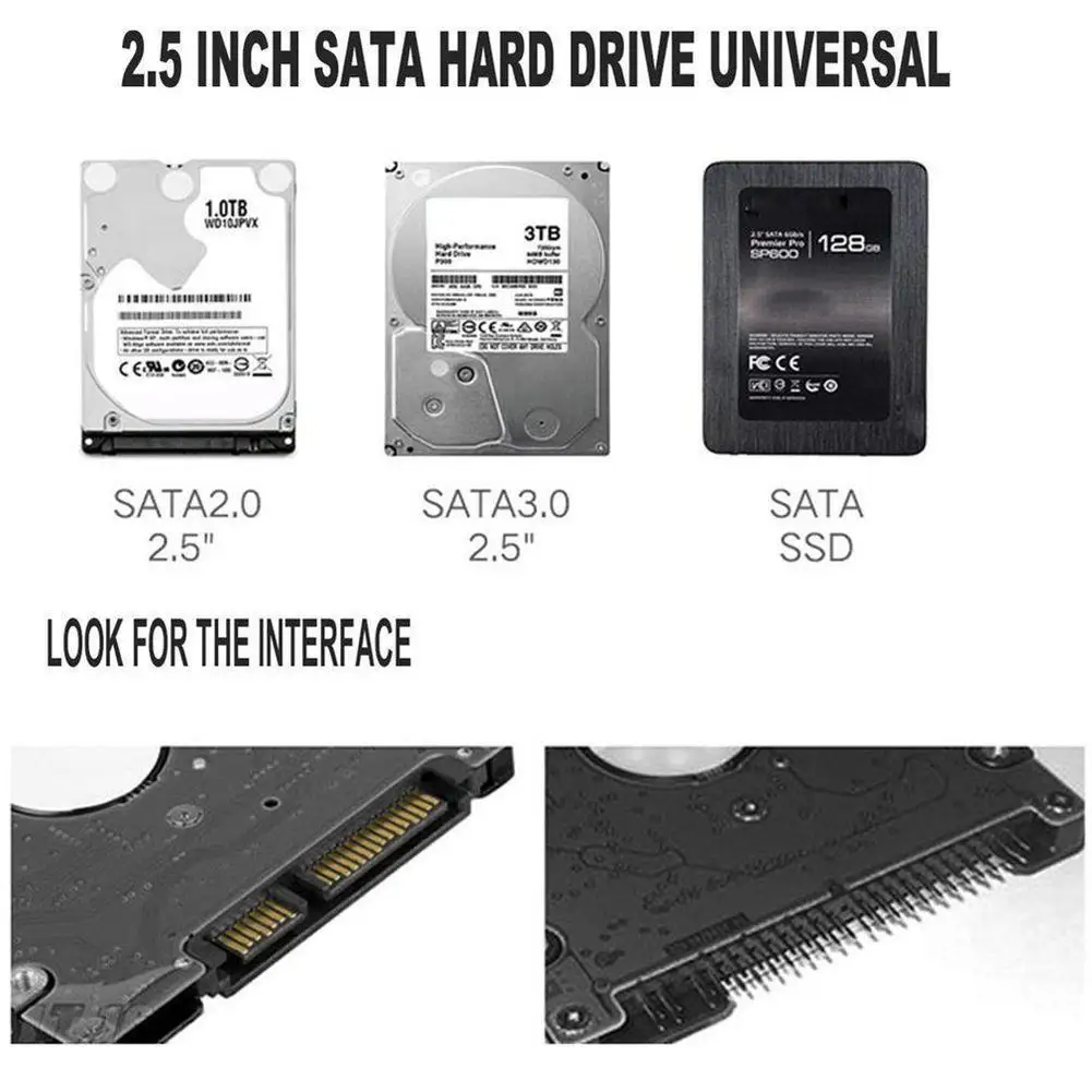 

Transparent 2.5" 5Gbps USB3.0 to Sata3.0 HDD Case Tool Free Hard Disk Box