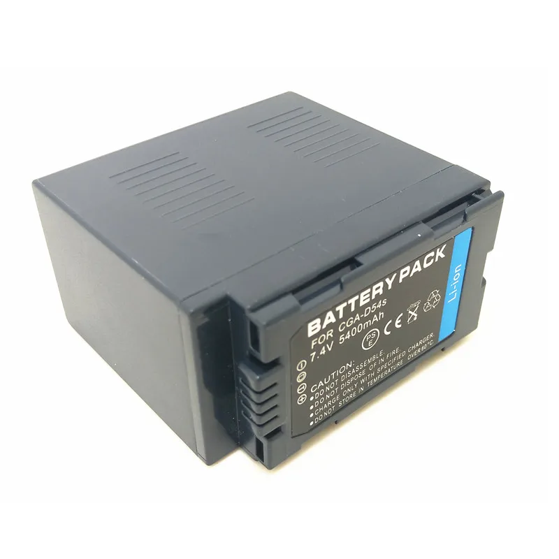5400mah батарея камеры CGA D54S для цифрового фотоаппарата Panasonic AG DVC15 NVDA1B NV DA1B DS12B DS15 DS150B