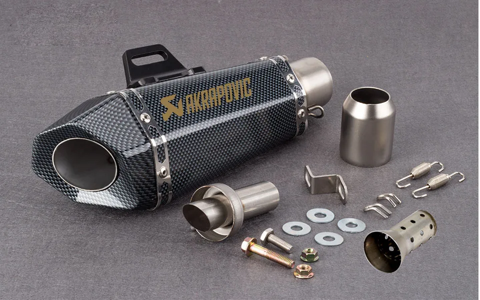 51 мм на входе универсальный мотоцикл yoshimura выхлопной глушитель выхлопных газов для NMAX1 R1 R15 R3 ZX6R ZX10 Z900 1000 CBR1000 GSXR1000 650 K7 K8 K11 - Цвет: B