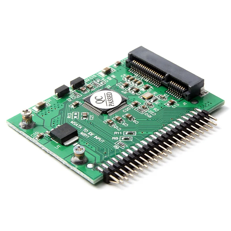 50 шт./лот mSATA SSD до 2 5 дюймовой карты адаптера IDE мини PCI-E HDD конвертер как