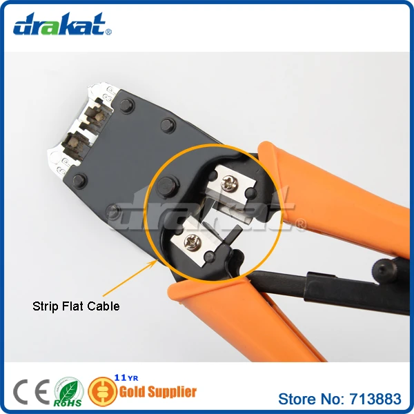 Сетевой кабель щипцы RJ45 RJ11 8 P/6 P разъем | Компьютеры и офис