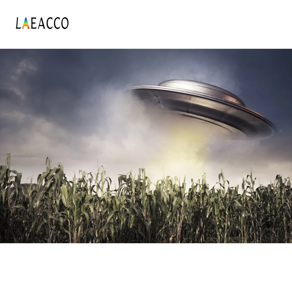 Laeacco космический корабль UFO мечтательная детская портретная космическая сцена