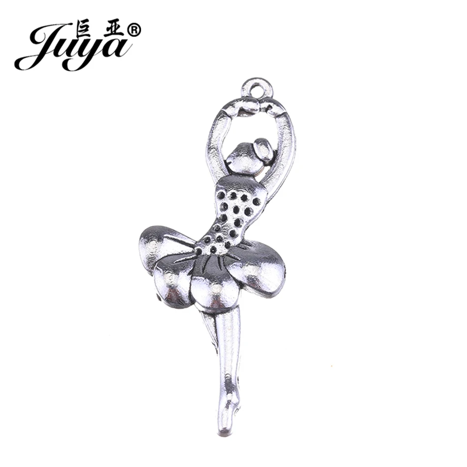 Подвески JUYA из металлического сплава в форме цветка 10 шт. 51x20 мм ювелирные изделия