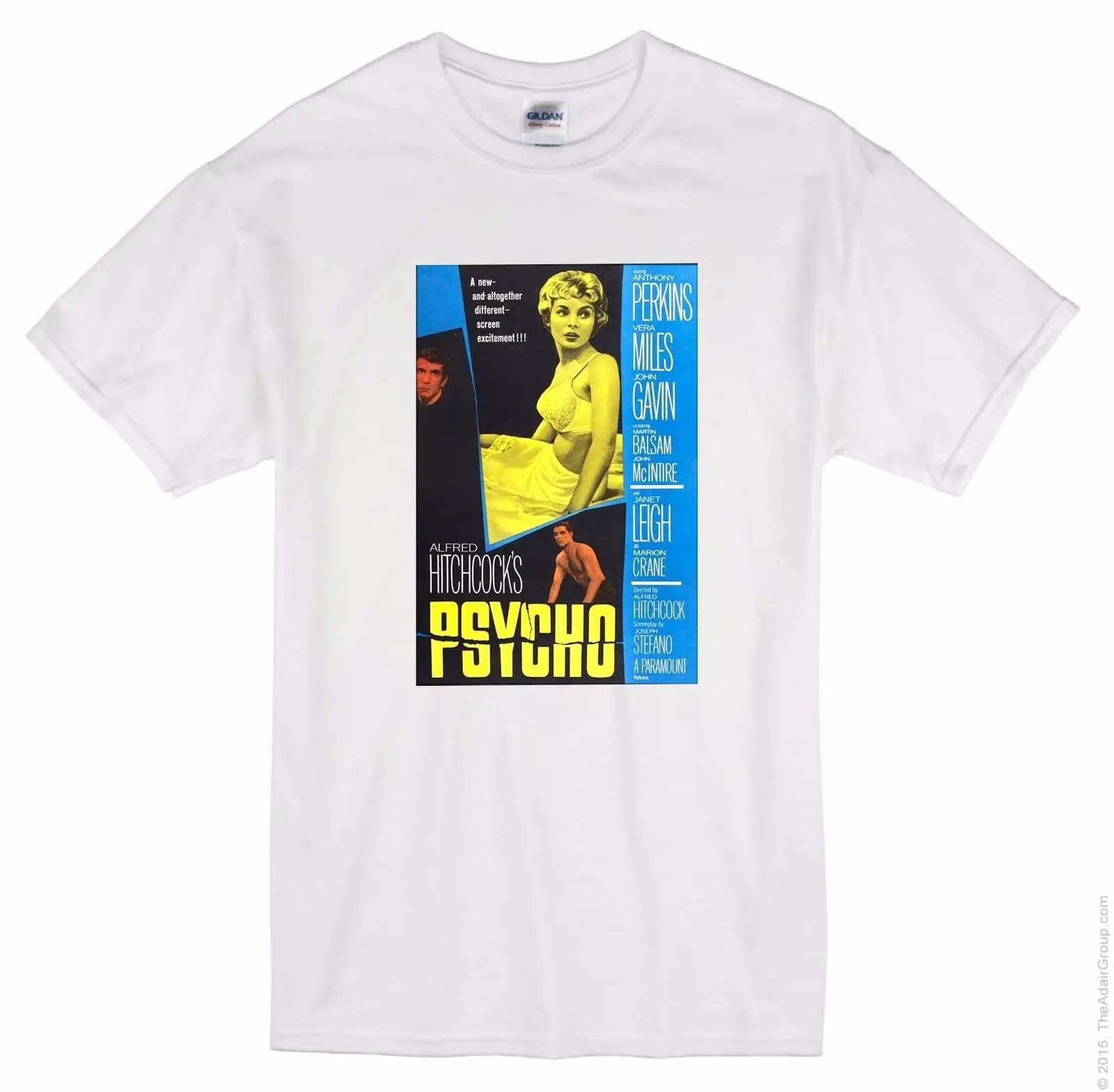PSYCHO 1960 футболка с кинофильмом домашний постер принтом Бесплатная доставка
