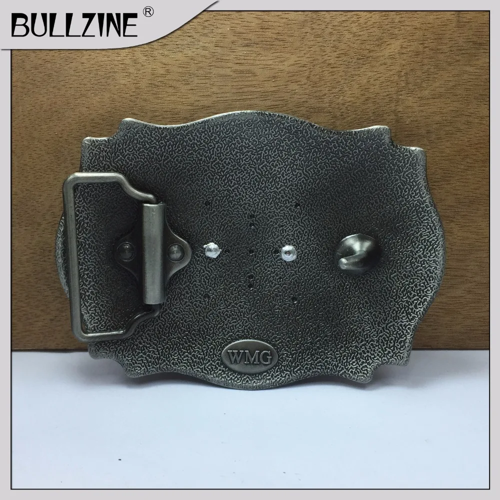 Оптовая продажа стандартная U-образная Пряжка Bullzine с оловянной и золотой