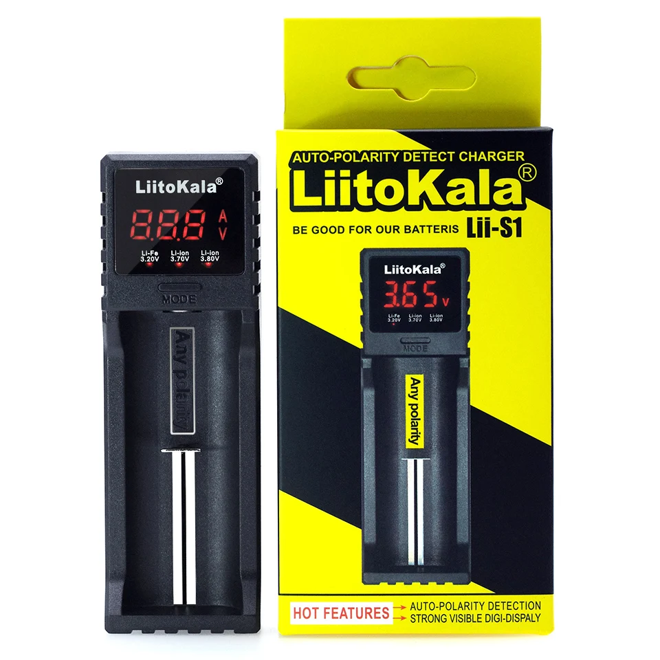 

Liitokala Lii-500 100 S1 PL4 Lii-PD4 battery charger, charging 18650 18350 18500 16340 17500 21700 26650 NiMH lithium battery