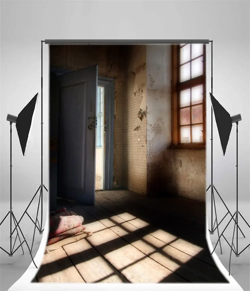 

Photography Backdrop Shabby Chic Vintage Factory Room Sunshine