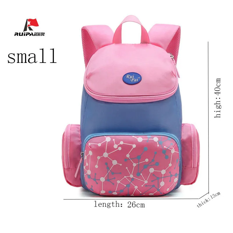 Рюкзак Ruipai для девочек Водонепроницаемый Школьный рюкзак с геометрическим