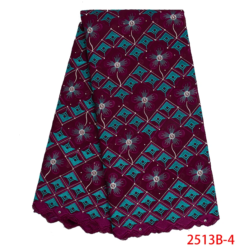 2019 Lace Fabric Swiss Voile In Switzerland 100% Cotton Laces For Nigeria Wedding Dress GD2513B-3 | Дом и сад