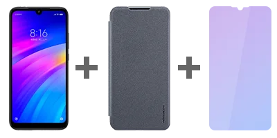 Смартфон Xiaomi Redmi 7 с глобальной ПЗУ, 4 ГБ, 64 ГБ, 4000 мА/ч, четыре ядра, Snapdragon 632, 12 МП камера, 6,26 дюймов, 19:9, полный экран