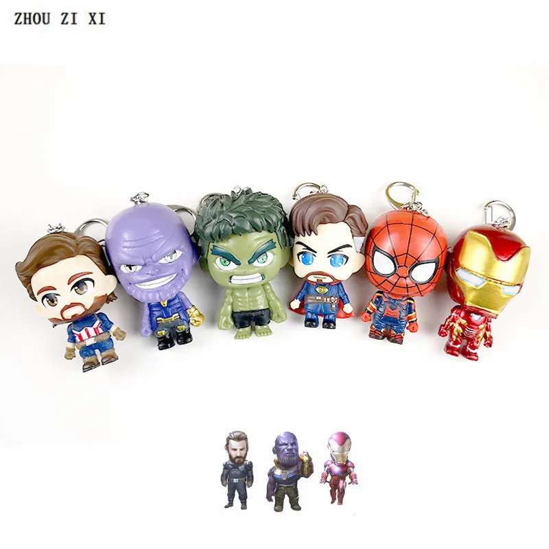 Marvel legends Аниме Фигурка Подвеска из ПВХ брелок идеальное качество аниме-фигурка
