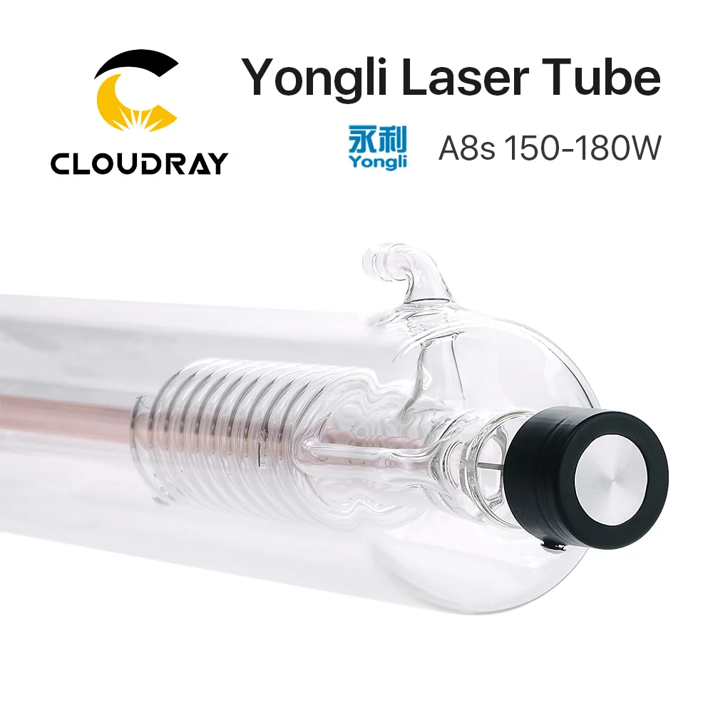 Cloudray Yongli A8s 150W CO2 лазерной трубки Деревянный чехол Упаковка коробки Длина 1850 Dia. 80