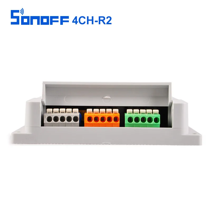 Умный выключатель Sonoff 4CH R2 4 канала Wi-Fi дистанционное управление умный для бытовой