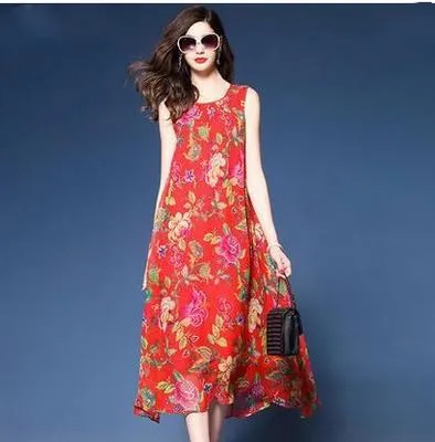 Весна Vestido женское летнее платье Винтаж цветочный принт платья женские с круглым