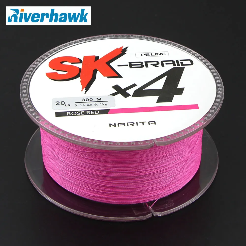 Леска плетеная SK X4 4 нити 300 м 10LB 8|braided line|fishing linebraided fishing line |