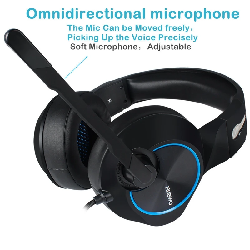 ABGN Hot-NUBWO N11 PC Gamer игровая гарнитура Casque 7 1 канальный звук проводные USB наушники с