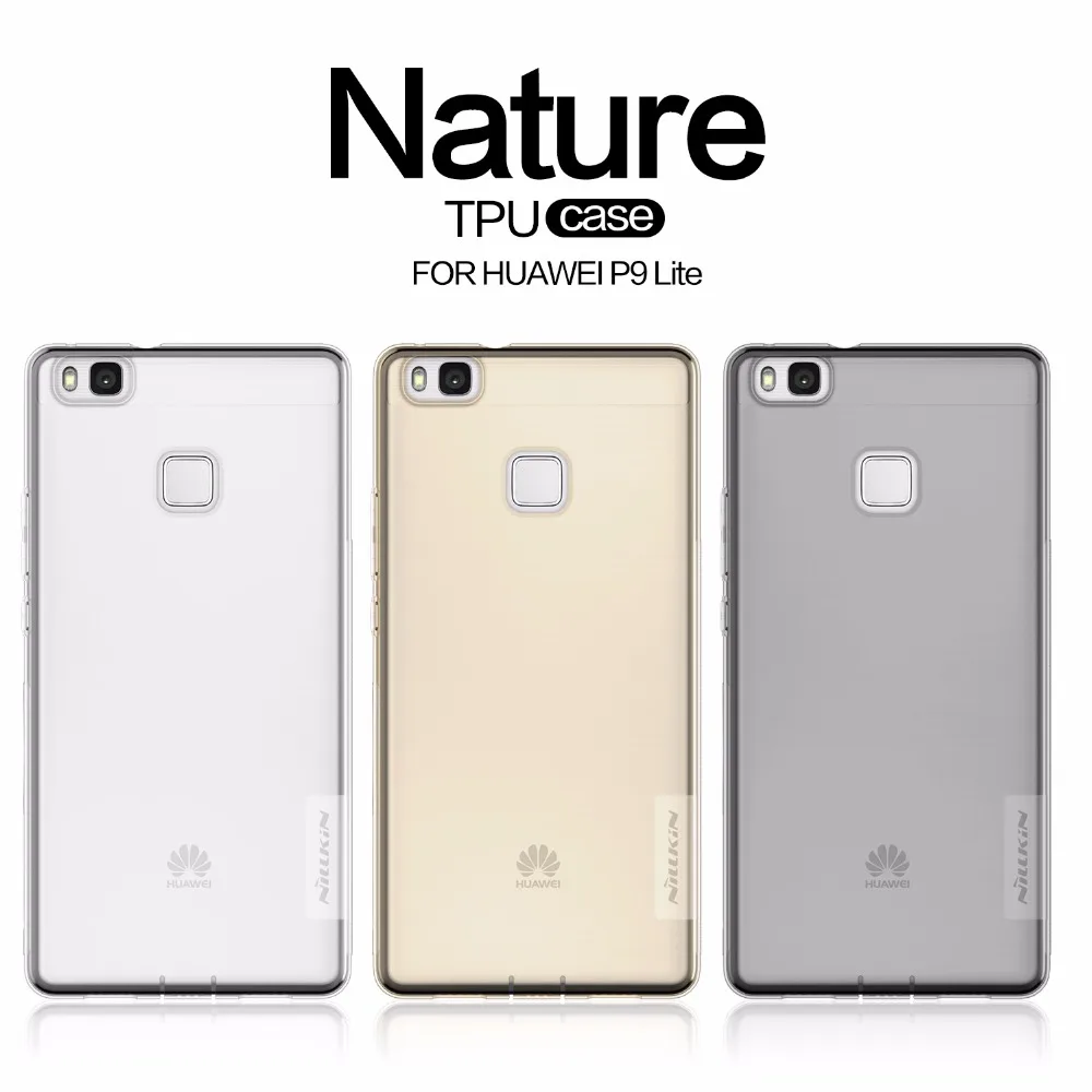 Оригинальные ультра тонкие чехлы для телефонов Nillkin TPU 0 6 мм Huawei P9 Lite G9 силиконовый