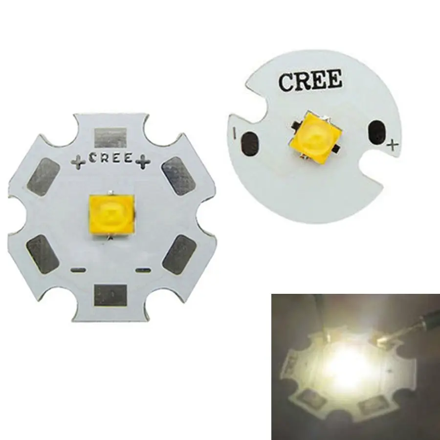 

Оригинальный светодисветильник Cree XLamp XTE XT-E, 5 Вт, натуральный холодный белый свет 4000 к, основание 16 мм/20 мм светодиодный для фонарь, вспышки, 5 ...