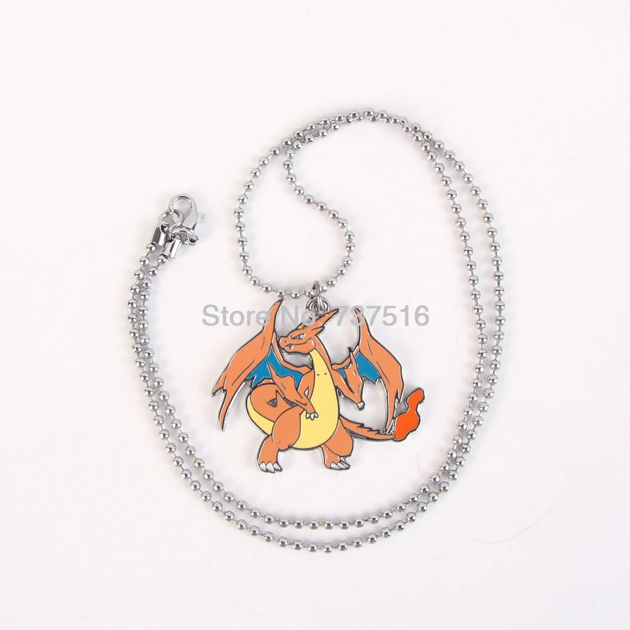 Новые летающие Монстры Огненный Дракон Charizard металлическая анимационная