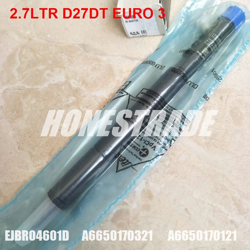 Оригинальный инжектор Common rail EJBR04601D A6650170321 A6650170121 6650170321 костюм 2.7LTR D27DT Евро 3 |