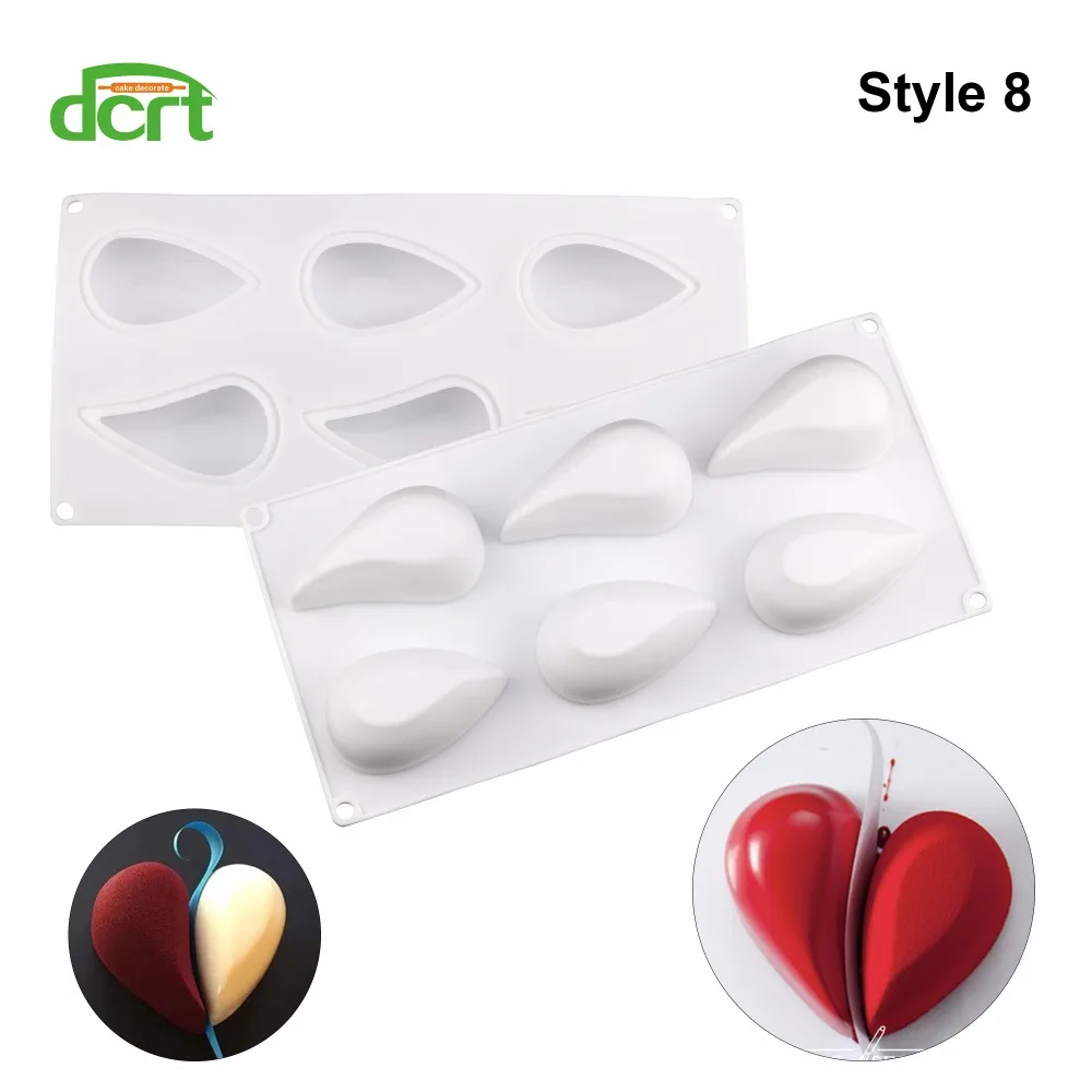 DIY Искусство торт 3D силиконовые формы для выпечки торта инструменты Шоколадный