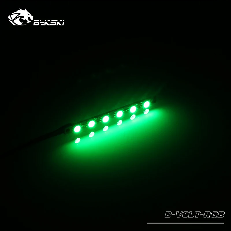 Bykski 12v RGB светильник светодиодный процессор GPU водяного охлаждения 70/100/150/200 мм