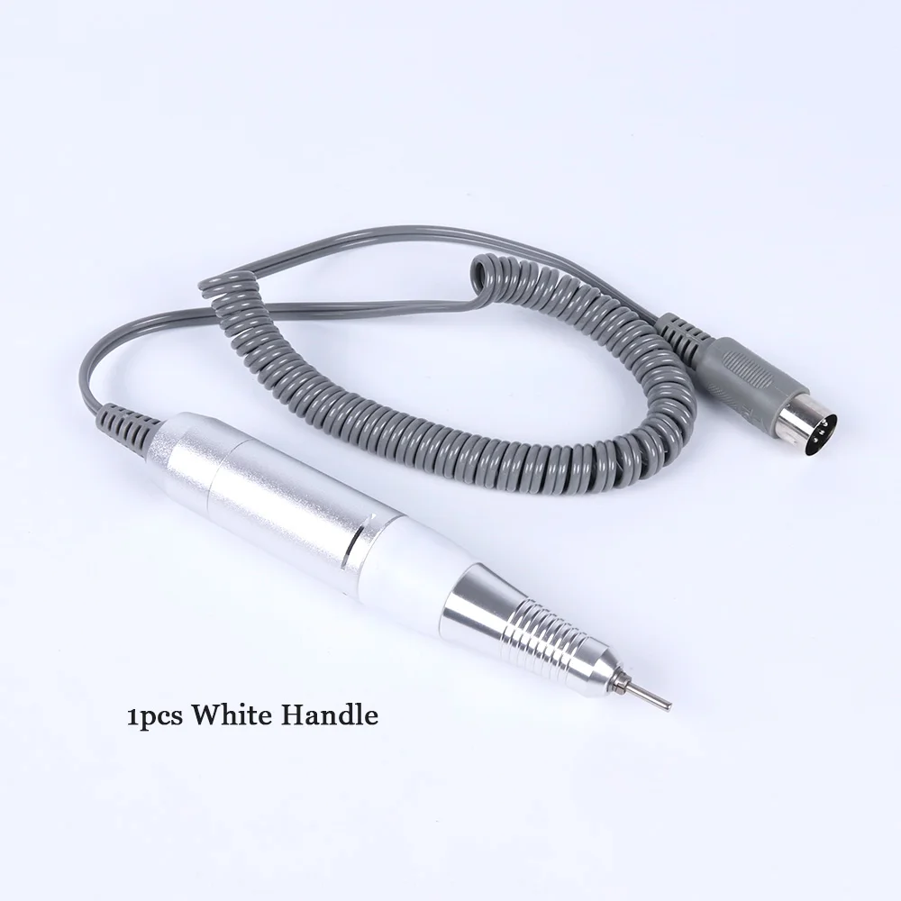 Only White Handle 30000 об/мин Электрический сверлильный станок для ногтей, фреза, фрезы для ногтей, аксессуары, педикюр, оборудование для маникюра, инструменты, BEDR401 - Цвет: Only White Handle