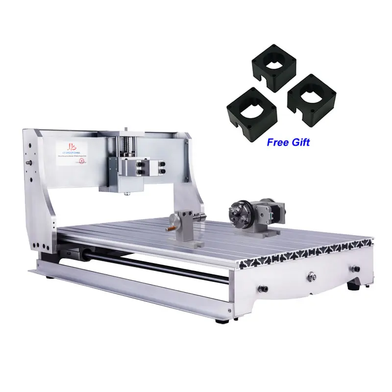 

DIY 4-осевая стойка для гравировального станка, алюминиевая 6040 CNC рамка в комплекте с NEMA 23 57 кронштейн шагового двигателя муфты