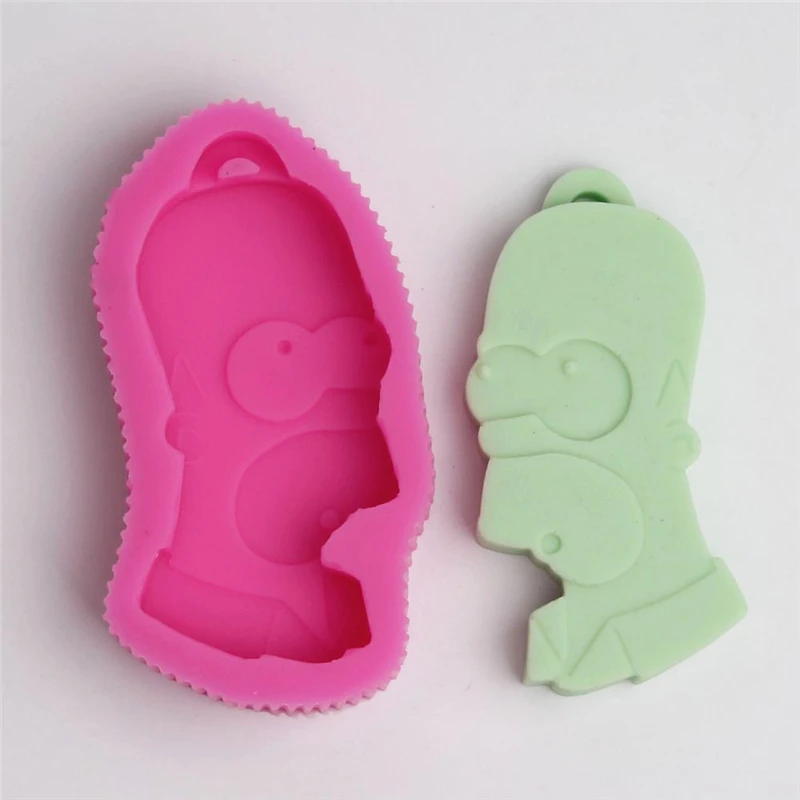 Поставка силиконовой формы 4 различных известных персонажей мультфильмов серии