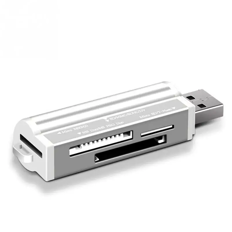 Мульти все в 1 Micro USB 2,0 считыватель карт памяти Адаптер для Micro HC TF M2 MMC MS PRO DUO кардридер