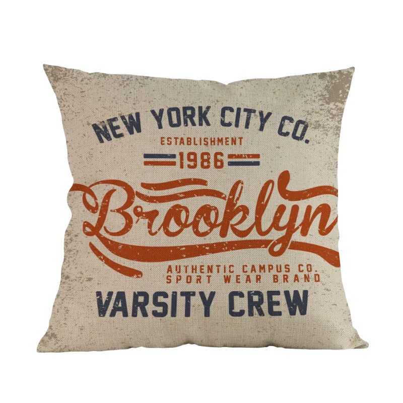Classical Rock And Roll In Western Motorcycle Guitar Wings Hard Rebellious Letters PillowCase Home Decorative Cushion Cover | Дом и сад