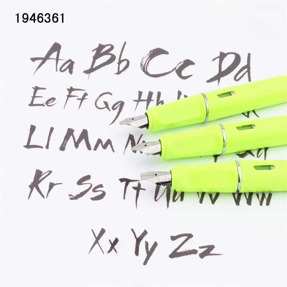 Jinhao 871 флуоресцентная зеленая Готическая параллельная художественная Цветочная