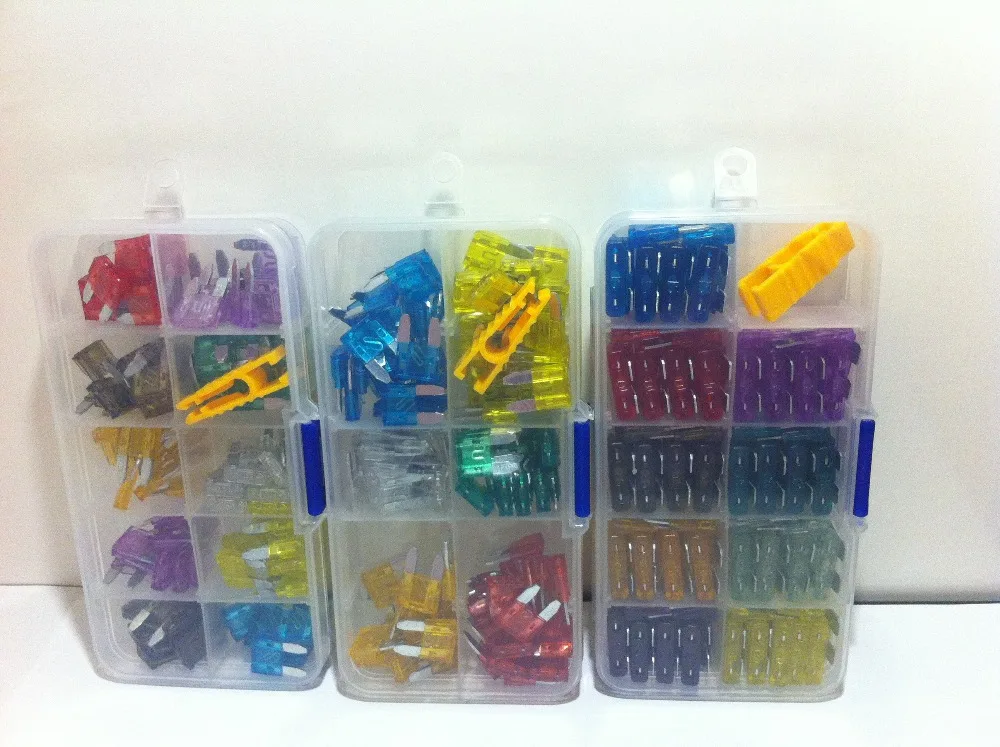 

200pcs mini Standard automotive knife fuse Assortment for Car Motorcycle SUV APM ATM