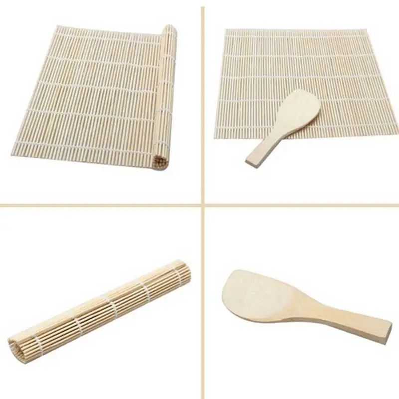Новый 2 шт. приспособление для суши Япония Корея Циновка роллов DIY рисовый онигири