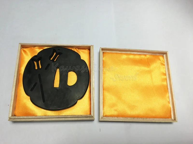 Nihonto фитинги известный меч Tsuba полый охранник для обслуживания японский