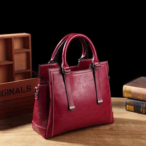 Сумка женская из натуральной воловьей кожи, модный саквояж через плечо, мессенджер ручной работы в стиле ретро из воловьей кожи, T63