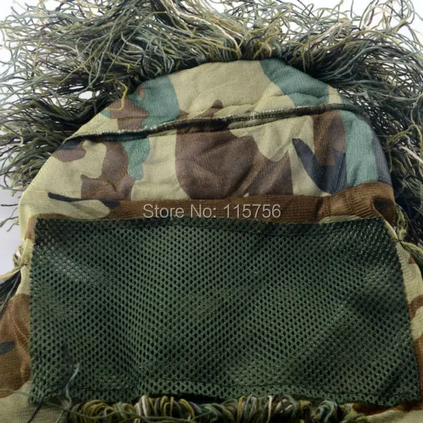 TPRPST дышащий снайперский Ghillie капот Камуфляжный головной убор для Ghillie костюм Москитная сетка капюшон головной убор Ghillie Viper капюшон NL684