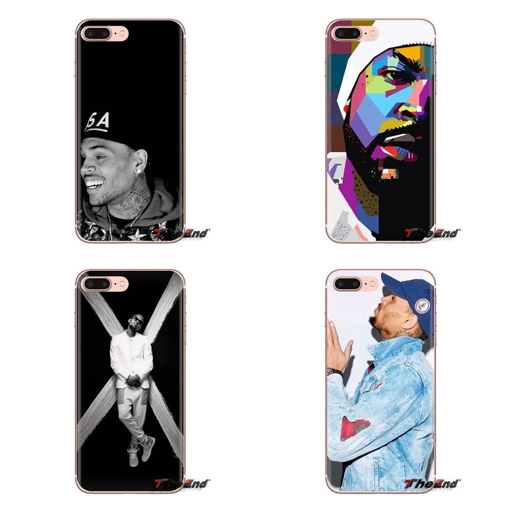 Прозрачный чехол из ТПУ для Huawei G7 G8 P7 P8 P9 P10 P20 P30 Lite Mini Pro P Smart Plus 2017 2018 2019 Chris Brown Breezy RNB