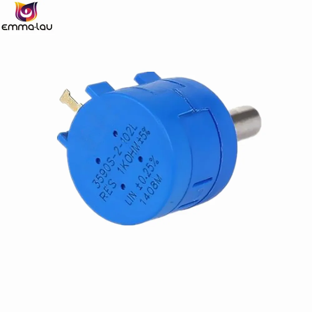 1 шт. 3590S 100K Ohm 2 103L вращающийся с проволочной обмоткой прецизионный потенциометр