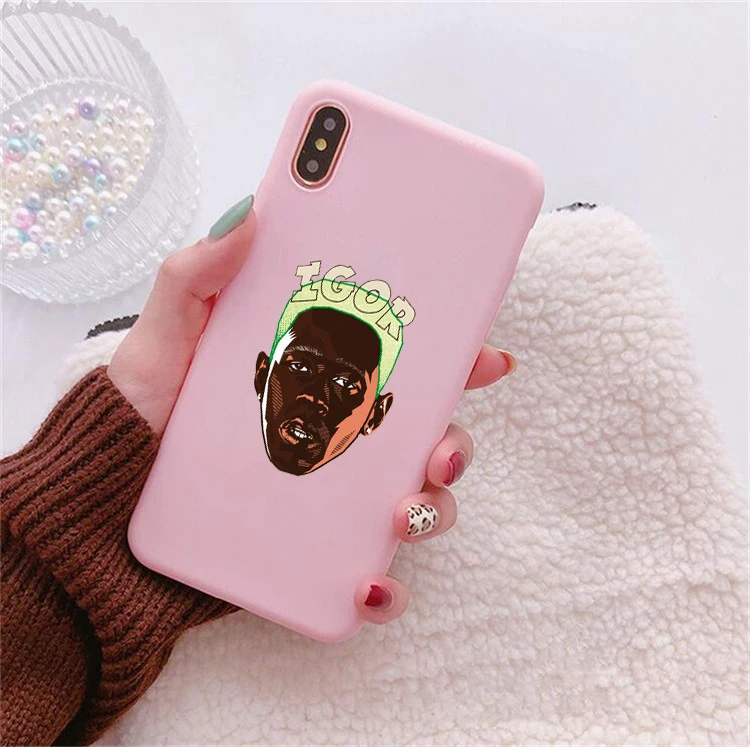 Tyler, The Creator- IGOR Colored soft silicone phone case for iphone 6 6s 6plus 7 7plus 8 8plus XR XS XSMAX 11 pro