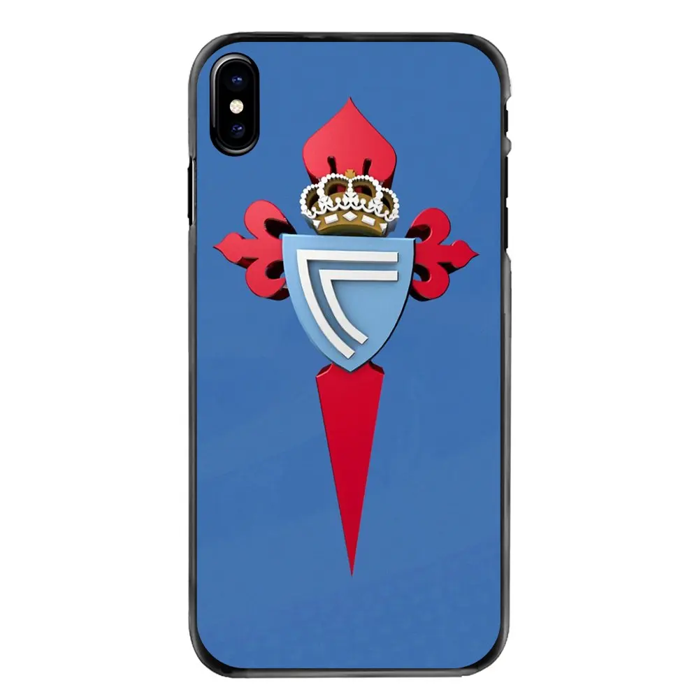 Accessories Cover Spanish football club celta de vigo logo For iPhone 4 4S 5 5S 5C SE 6 6S 7 8 Plus X XR XS Max iPod Touch |