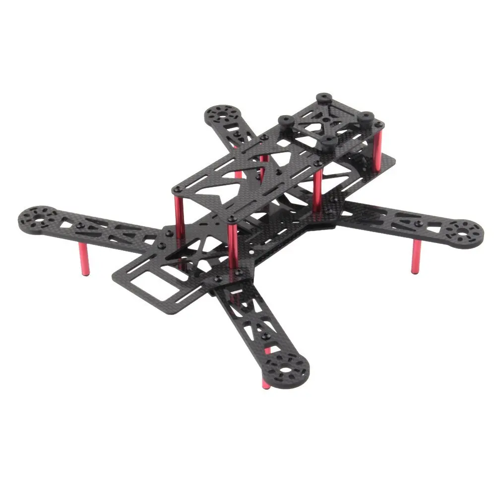 Обновленная версия 250 мм Mini FPV Quadcopter стеклянный комплект из углеродного волокна